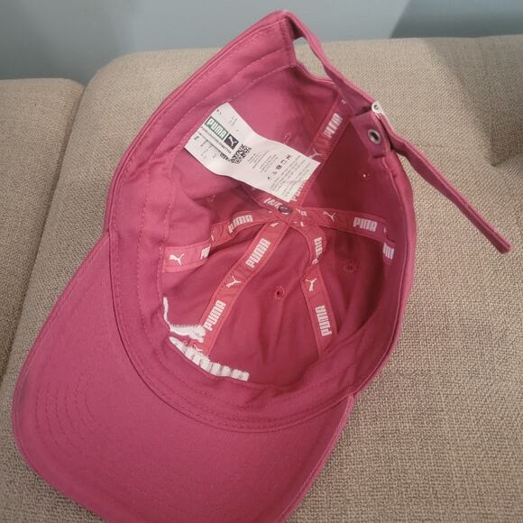 Puma Youth Osfa Pink Adjustable Hat NWT - Picture 7 of 7